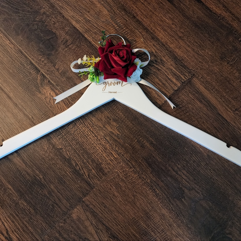 Wedding day Grooms Hanger
